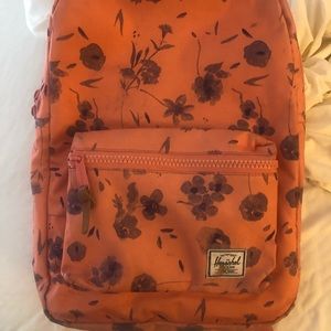 Coral pink Herschel backpack